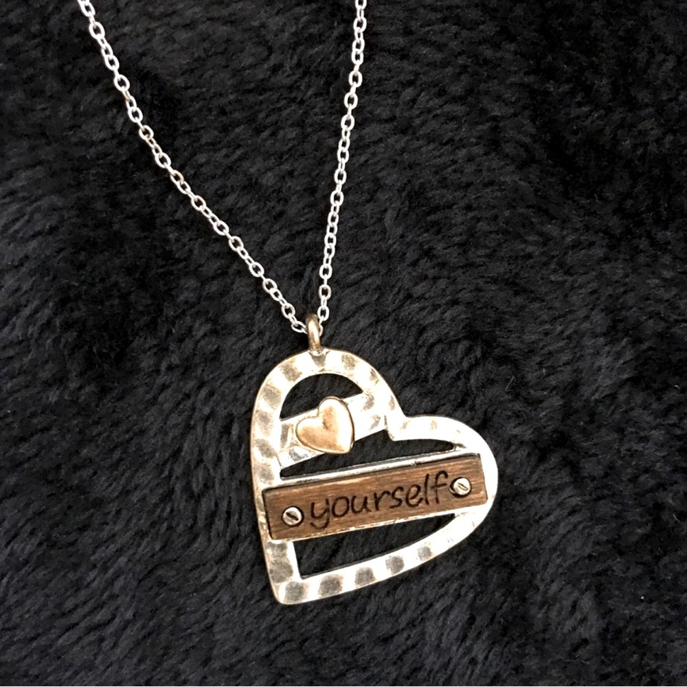 LOVE YOURSELF HEART NECKLACE